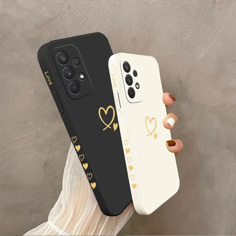 Gemini Love Phone Case For Samsung A54 A34 A24 A14 A73 A53 A33 A23 A13 A03 A03S A04 A04S A72 A52 A52S A32 A22 A12 A71 A51 4G 5G