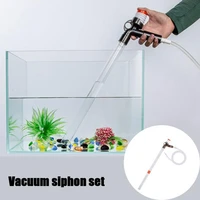 manual water change for aquarium fish tank sand washer siphon tube algae scraper and moss removal device water change devices