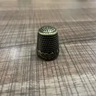 Бронзовый наперсток для пальцев в стиле ретро, инструмент для шитья сделай сам, нескользящая вышивка, кольцо для игл, толстая вышивка, Швейные аксессуары