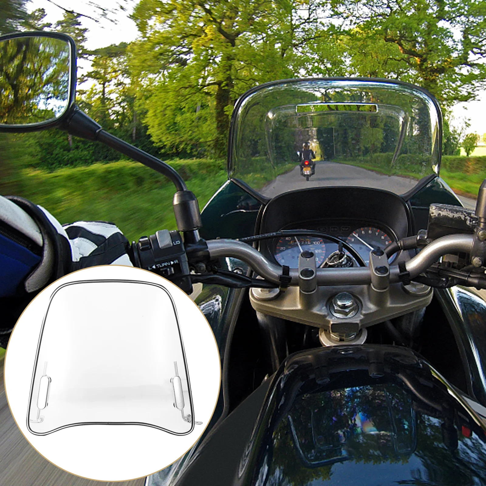 Лобовое стекло мотоцикла Замена лобового стекла Мотоциклы Скутер Удлинитель