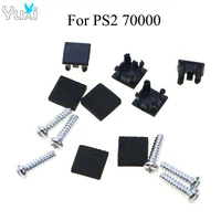 yuxi for ps2 70000 console rubber plug screw hole pad dust plug plastic pad