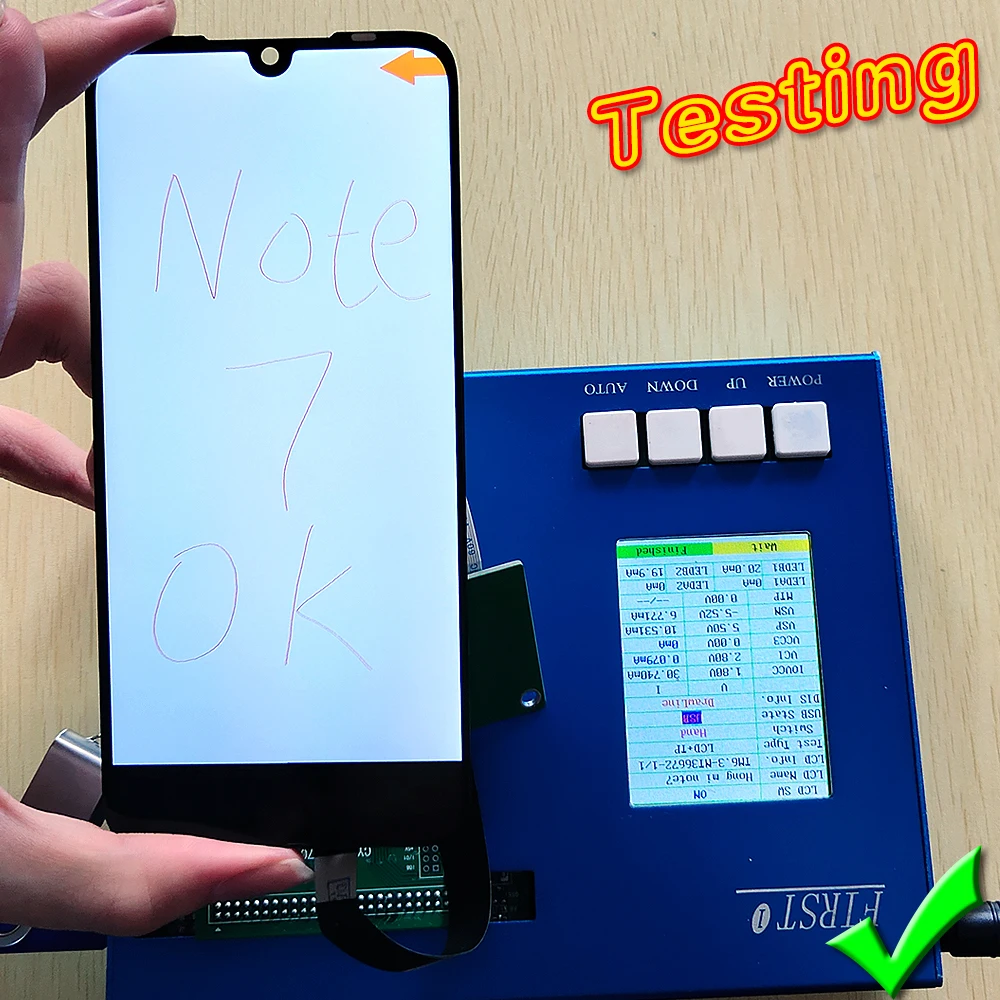 ЖК-дисплей для Xiaomi Redmi Note 7 6 3 дюйма 1080*2340 сенсорный дигитайзер в сборе + Рамка