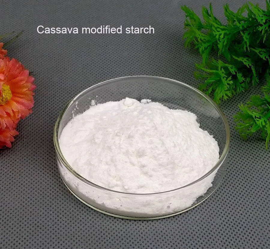 

Cassava modified starch, acetate starchFood additives,Thickener,stabilizer