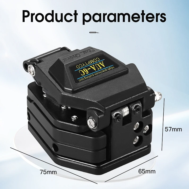 Duke Optical Fiber Cutter AUA-6C Cutter Cold Connection Hot Melt Universal Optical Fiber Cutter Automatic Knife Return