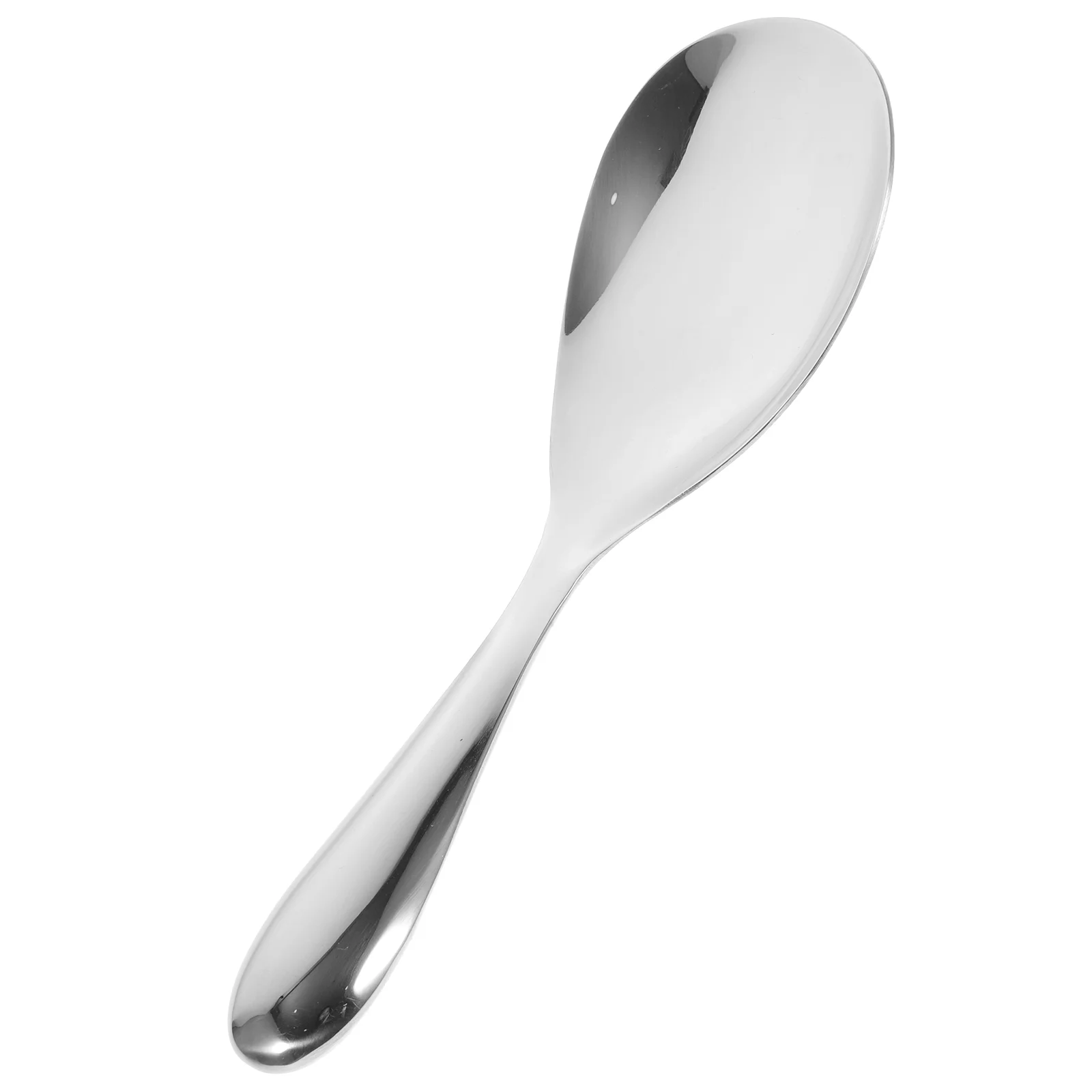 

Rice Spoon Safe Paddle Convenient Stainless Steel Spoons Wear-resistant Spatula Serving Frying Household Non Stick