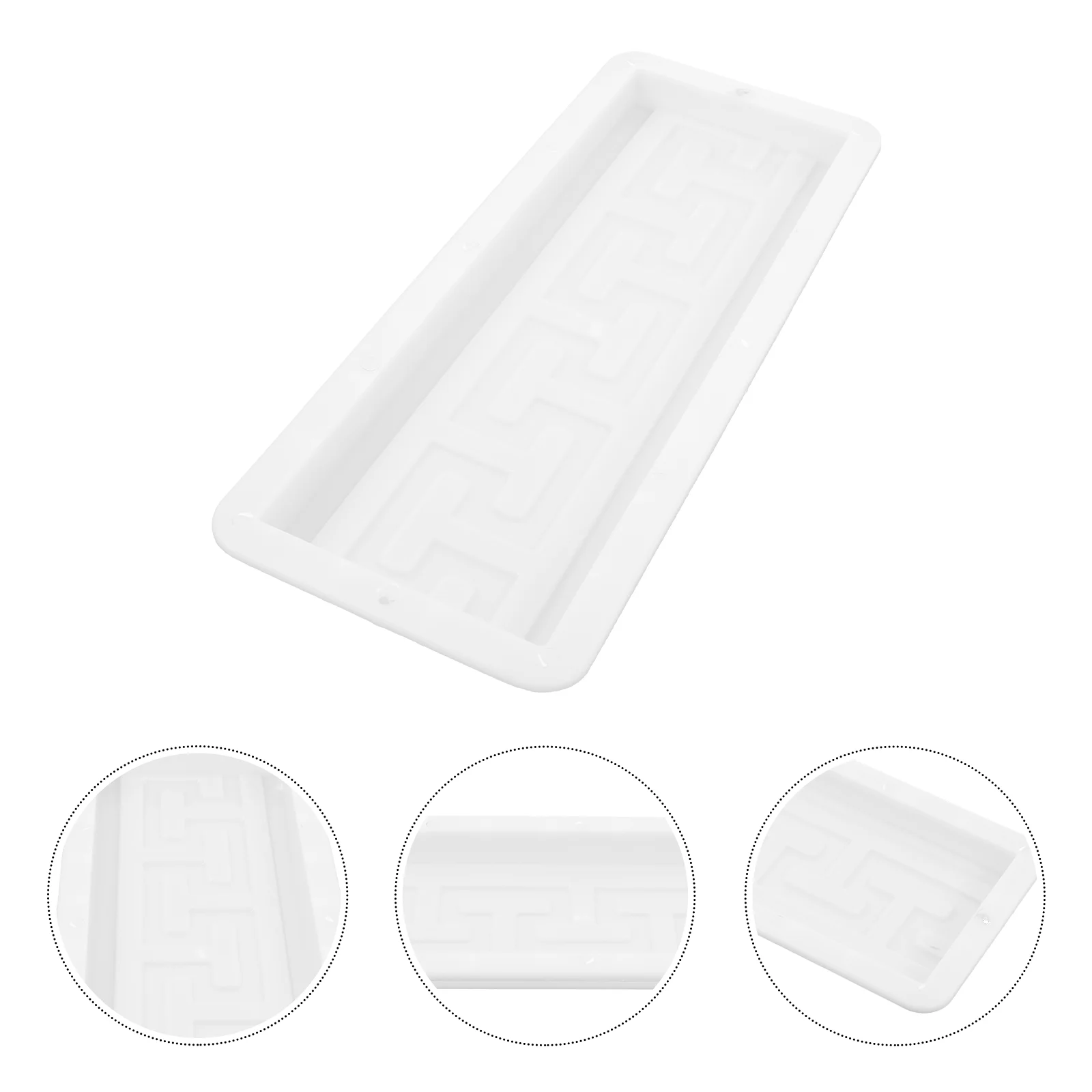

Plastic Pavement Mold Reusable Path Maker Mold Practical Concrete Cement Mold