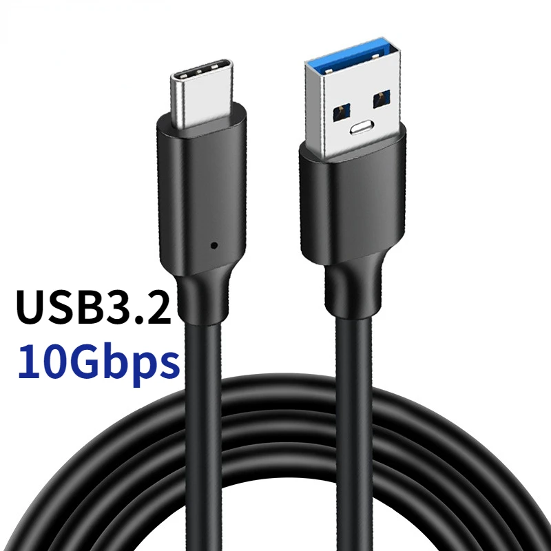 Кабель USB 3.2 10 Гбит/с Type-C для передачи данных USB C SSD, 60 Вт, 3 А