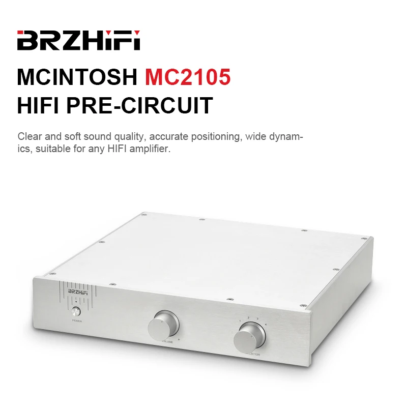 

BRZHIFI Audio Refer to Mclnfosh-MC2105 Merged Machine Preamplifier Audiophile HIFI Preamp Home Theater