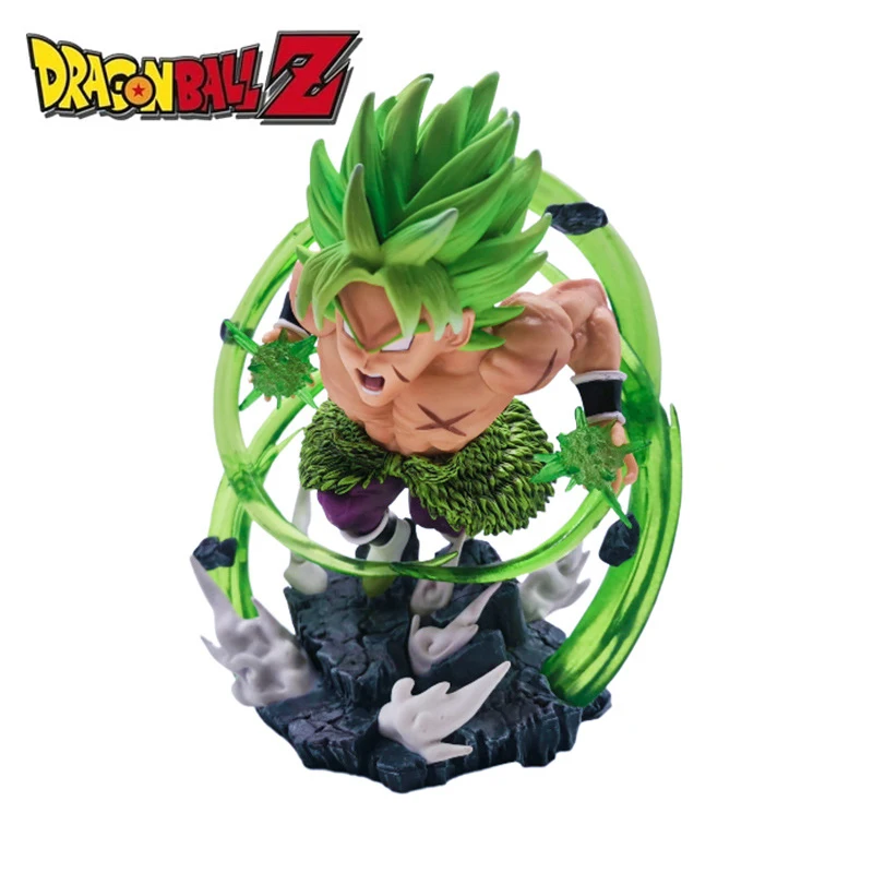 

Anime Dragon Ball Figure Toy Cartoon Character Broly GK Action Figures 16cm PVC Model Self-collection Doll Gift Desk Ornamrnts