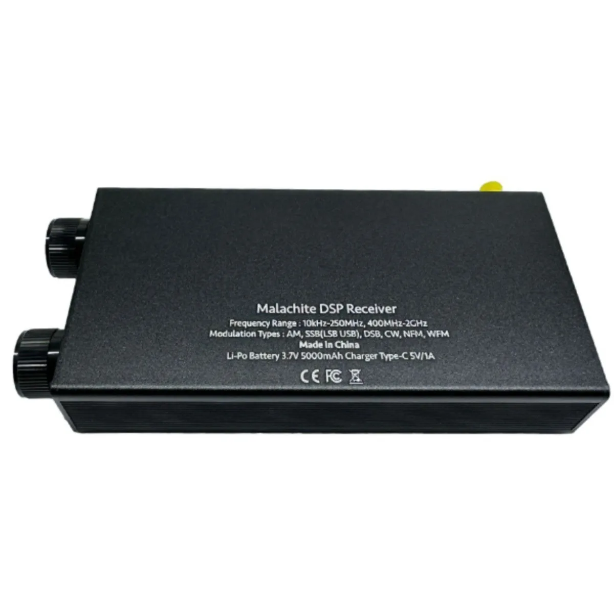 Фото Радиоприемник Malachite DSP SDR V5 |   Прошивка 1.10d, аккумулятор 5000 мАч, полный набор режимов AM CW SSB NFM WFM №4