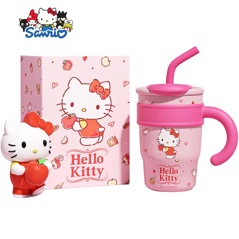 700-1200 мл Sanrio Hello Kitty термобутылка Kuromi Cinnamoroll Melody бутылка для воды из нержавеющей