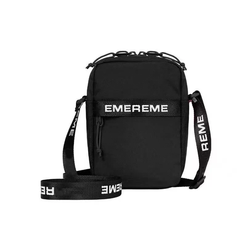 

4 Color Fashion Designer Simple Square Bag One Shoulder Messenger Bag for Couples 20*14*5cm