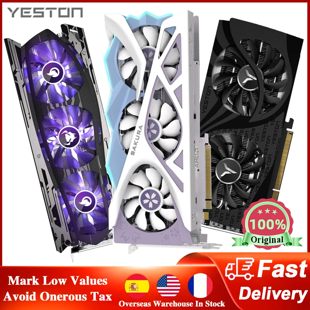 

Yeston RTX3080 3060 10G 12G Graphics Card 1440/1777MHz Core Frequency 192/320bit GDDR6X HDMI-Compatible+DP Gaming Video Card GPU