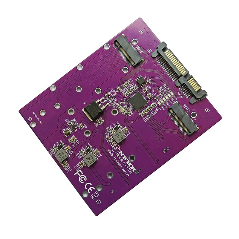 

SATA to 5-port SATA M.2 NGFF SSD expansion card 5-port SATA M.2 transfer card