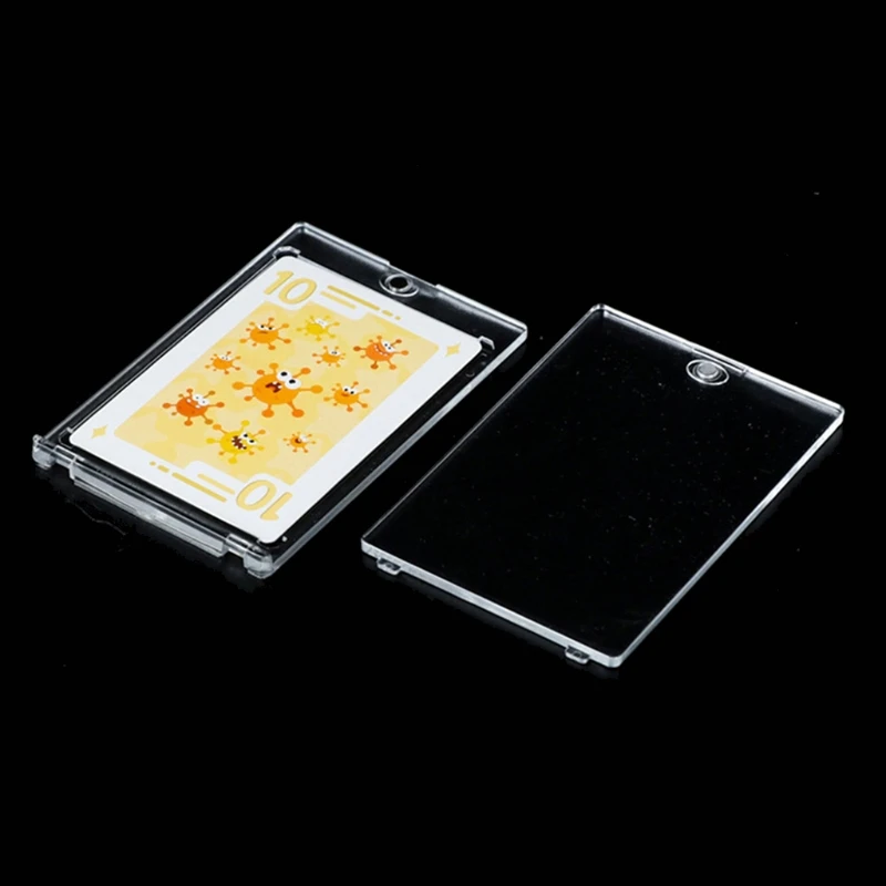 

35PT-180PT Acrylic Card Holder Hard Plastic Protector Trading Card Protector fit for Game Card Storage and Display
