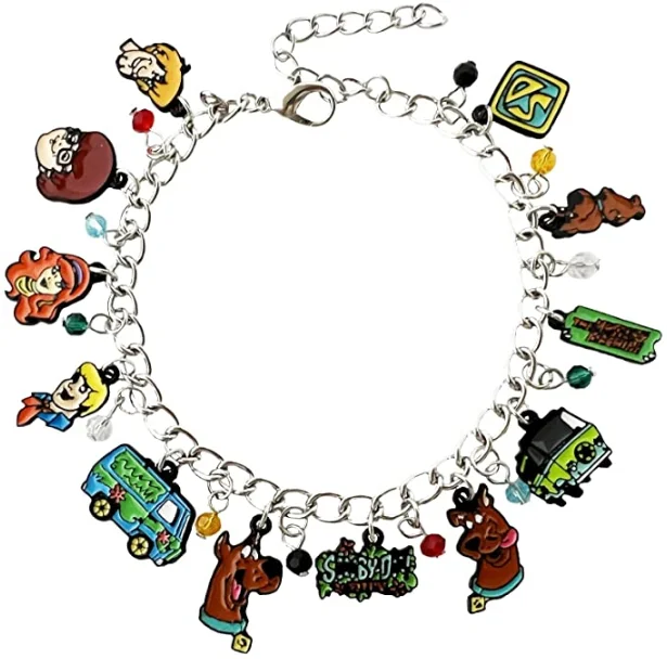 

Браслет с подвесками в виде героев из высококачественного металла