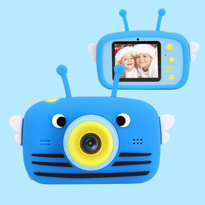 

New Mengbao cartoon new x9 HD children's camera cross border gift with cartoon protective cover mini camera student birthday gif