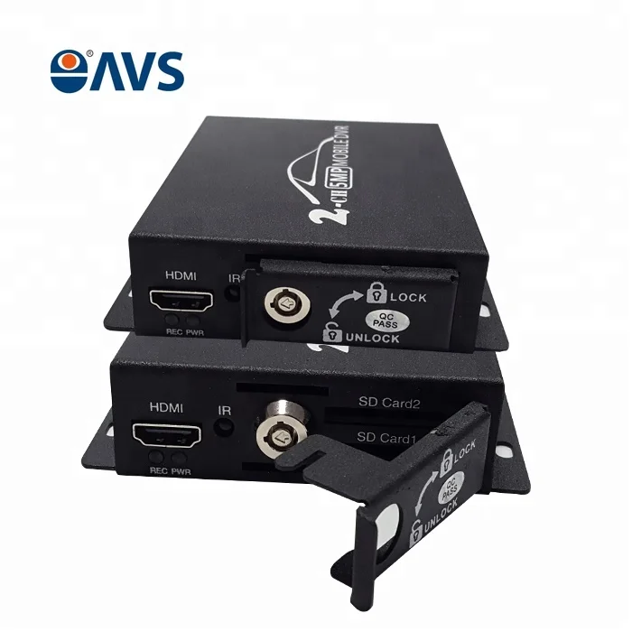 

Система видеонаблюдения автомобиля 2CH HD Mini MDVR поддерживает AHD 5MP