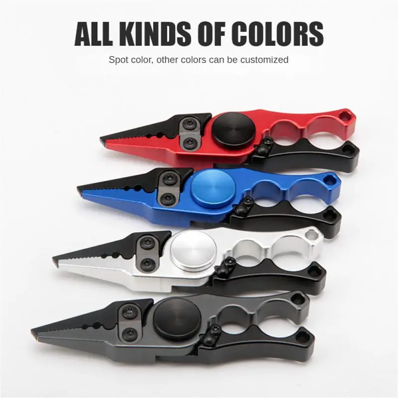 

Fishing Pliers Stainless Steel Curved Mouth Fish Line Scissors Multi-functional Clip Fish Sub Ring Opening Fishing Tools