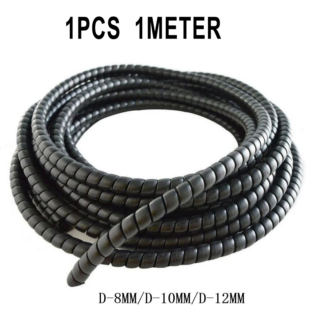 

1M Winding Tube 8/12mm Wire Organizer Cable Protection Sleeve Tube Protection Sleeve Spiral Wrap Winding Protector Tools