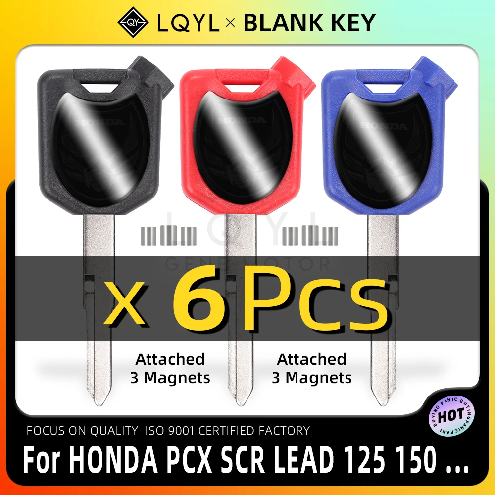 6 шт., сменные ключи для мотоцикла HONDA, 125, 150, SCR100, WH110