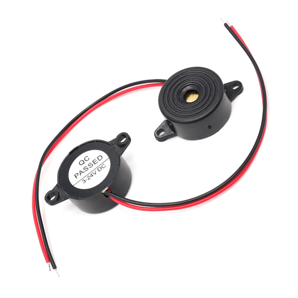 

100% High-quality New Products 85 DB ABS And Electric Components Piezo Buzzer 12V DC Black 2.2x2.2x1cm 3 - 24V