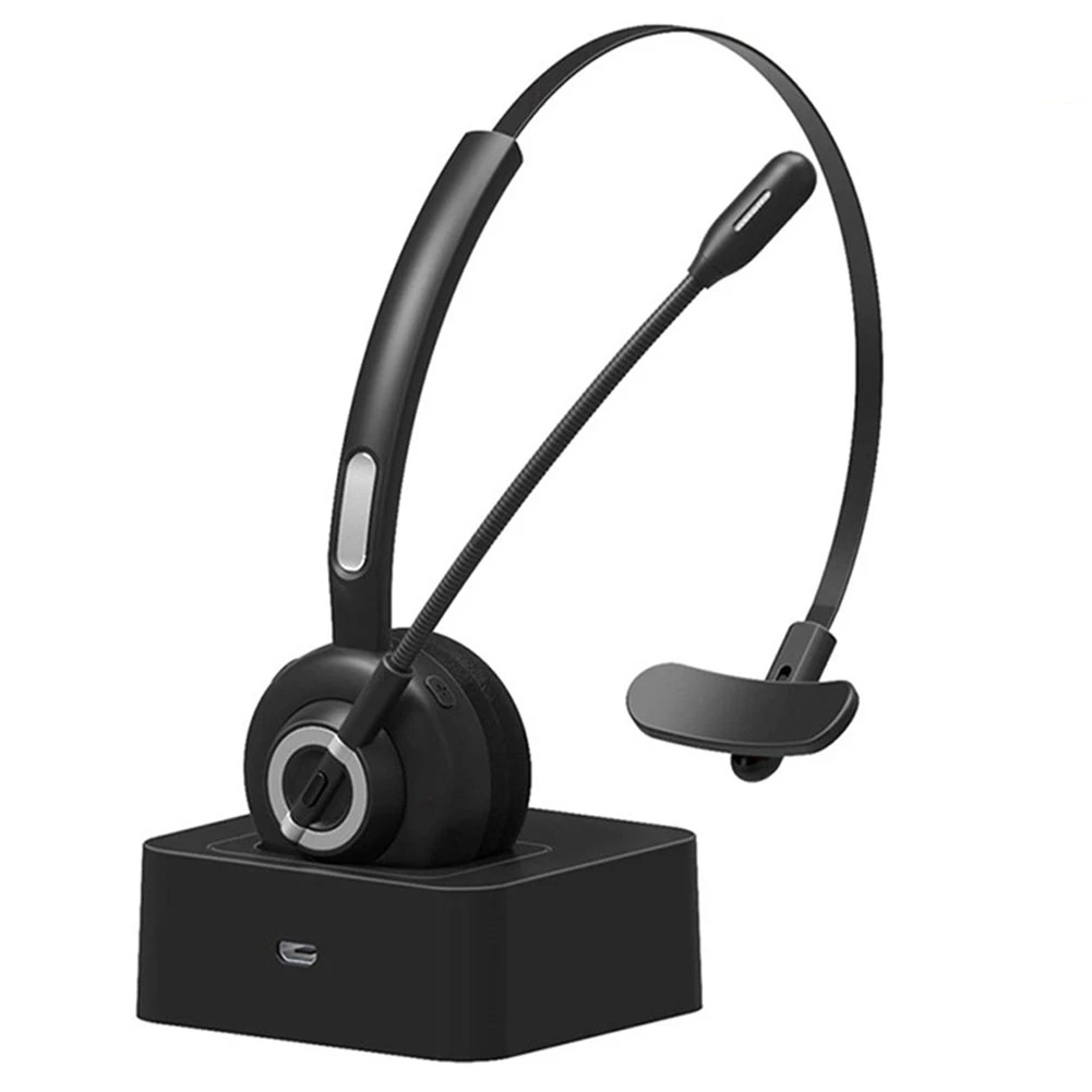 

M97 Bluetooth Headset with Charging Station BT5.0 CVC6.0 Noise Reduction Business Customer Service Headset