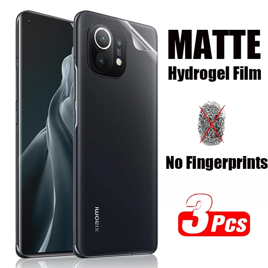 

3PCS Matte Hydrogel Film Screen Protector For Xiaomi Redmi Note 10 7 8 9 Pro Full Cover Screen Protector For POCO F3 M3 X3 Pro