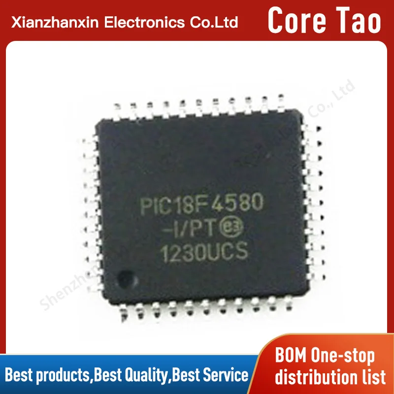 1 ~ 5 шт./лот PIC18F4580-I/PT PIC18F4580 4580 TQFP44 Новый и оригинальный
