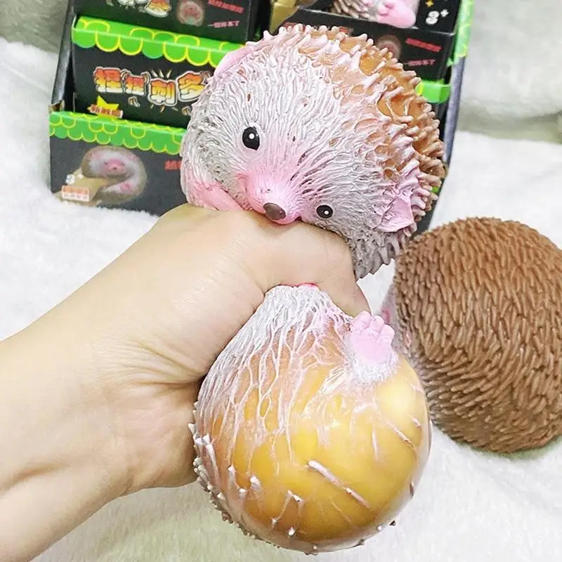 

Cartoon Hedgehog Decompression Toys Anti Stress Fidget Toy Squeeze Toys For Adult Kids Stress Reliever Fun Birthday Gifts Toy