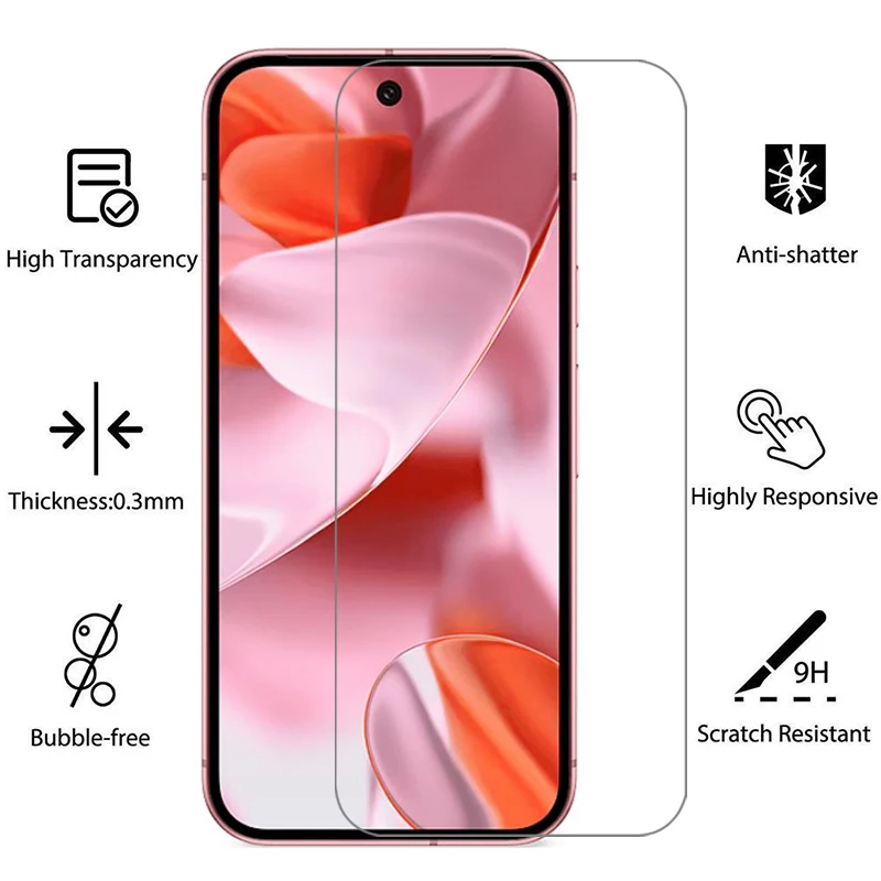 Фото Защитное стекло для Google Pixel 9 Pro XL, чехол для Pixel 9 Pro XL, задняя крышка, Google Pixel, Google Pixe, Pixl 9, чехол Pro, 5G №2