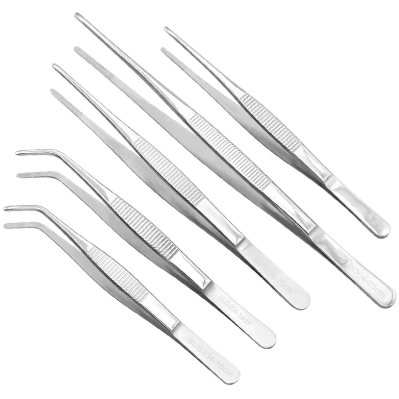 Многофункциональный Пинцет из нержавеющей стали клипса для аквариума длинные