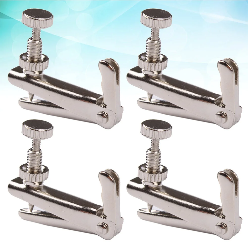 

Violin Parts String Adjuster Fine Tuners Violin Accessories Size ( Silver )