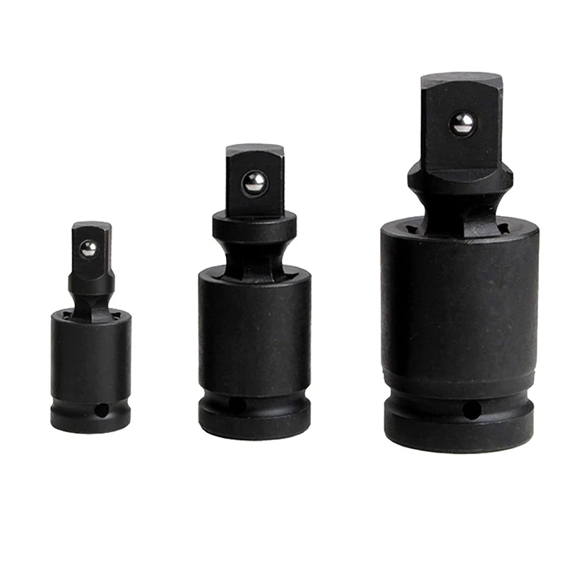 

_ 1/4 дюймовый 3/8 дюймовый 1/2 дюймовый гаечный ключ, переходник с торцевой головкой, вращающийся на 360 ° пневматический ключ, универсальный шар...