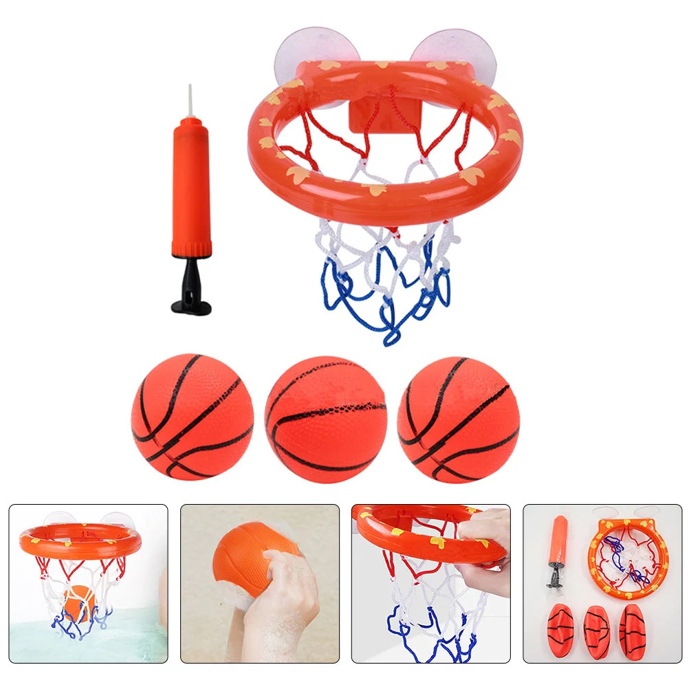 

Basketball Toys Toddler Tub Balls Hoop Water Toddlers Kids Shower Over The Door Baby Beach Toys Fun Sports Pool