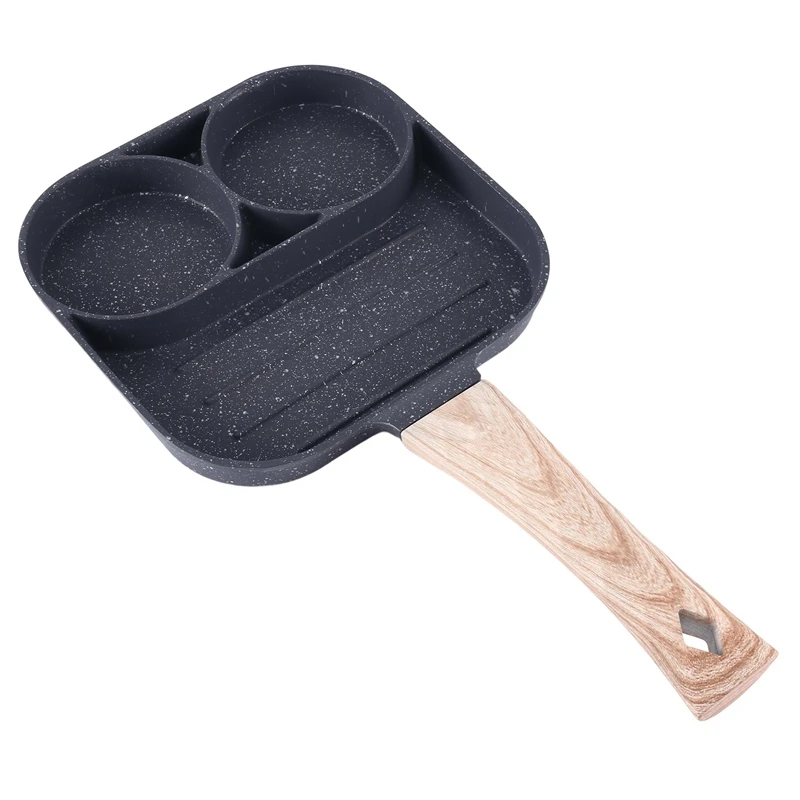 

Сковорода для жарки с 2 отверстиями, антипригарная сковорода для яиц, блинчиков, стейков, приготовления яиц, ветчины, сковорода для завтрака