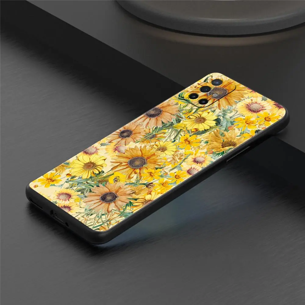Чехол для телефона Oneplus 13R 12R 10R 9RT 9R 13 12 11 10T 9 Nord CE 2 3 N100 N200 N30 Pro, мягкий ТПУ, летний, с цветочным принтом подсолнухов (art.: 3920d92ef77fe) - 3920d92ef77fe