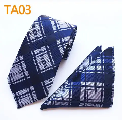 Модный набор галстуков, 3 шт., платок, запонки, карманные квадратные галстуки из полиэстера, 9 см в ширину