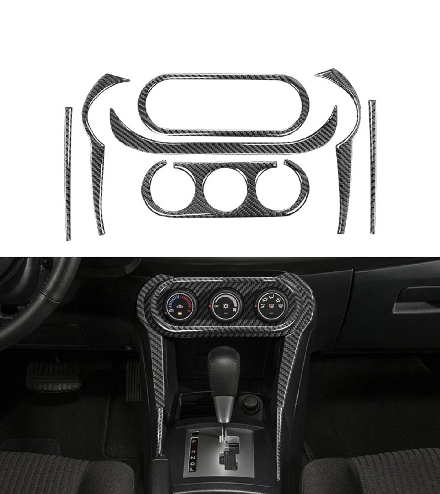 

Углеродная Автомобильная консоль управления для Mitsubishi Lancer ES DE GTS 2008-2015, Кнопочная наклейка на рамку, отделка, автомобильные аксессуары