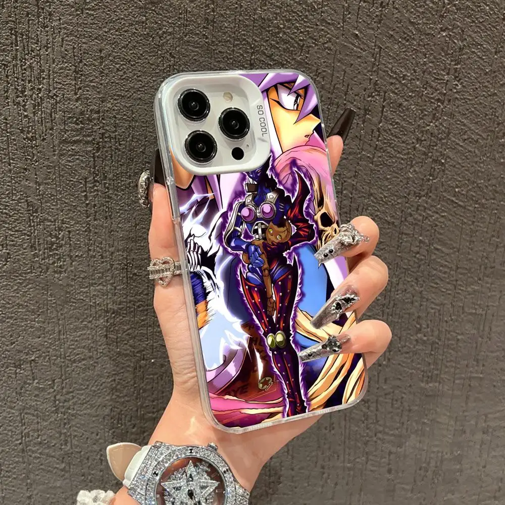 Фото Чехол для телефона Yugioh Yami Bakura для iPhone 17 16 15 14 13 12 11 X XR XS Air Pro Max Plus, белый, цветной, серебристый №5