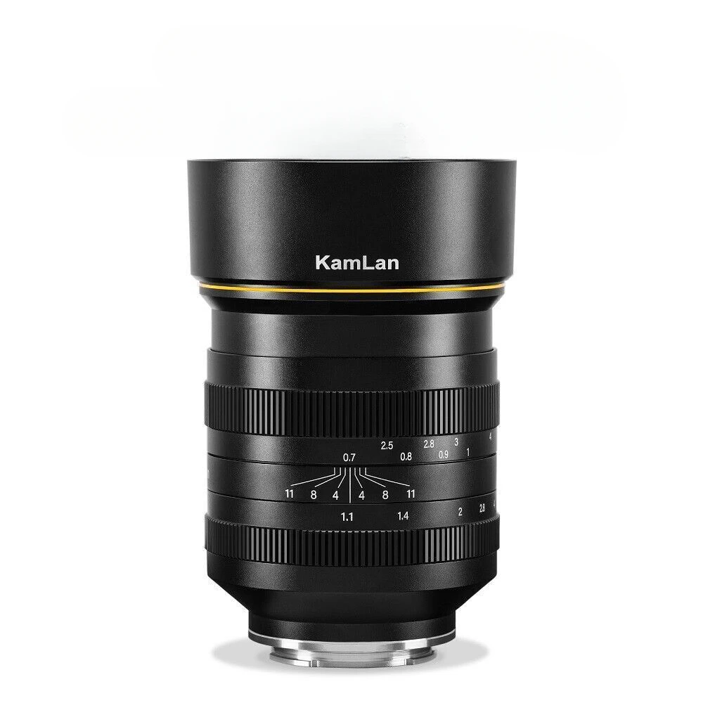 Для Kamlan 70 мм f1.1 APS-C Большая диафрагма объектив с ручной фокусировкой совместим Canon