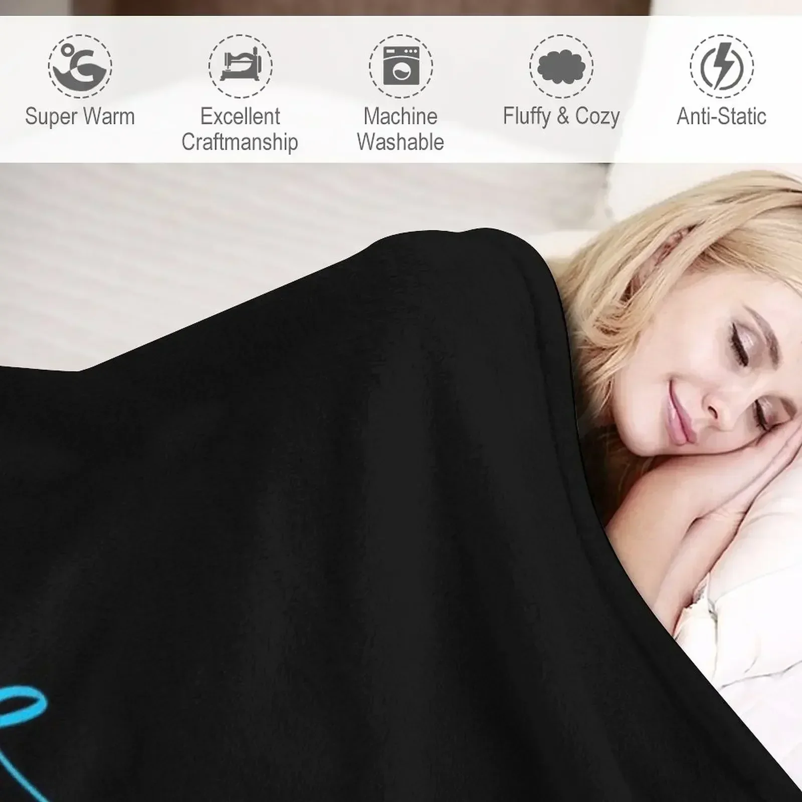 Ричард Вагнер - Фирмен Синий RB Плед Винтажные одеяла на заказ