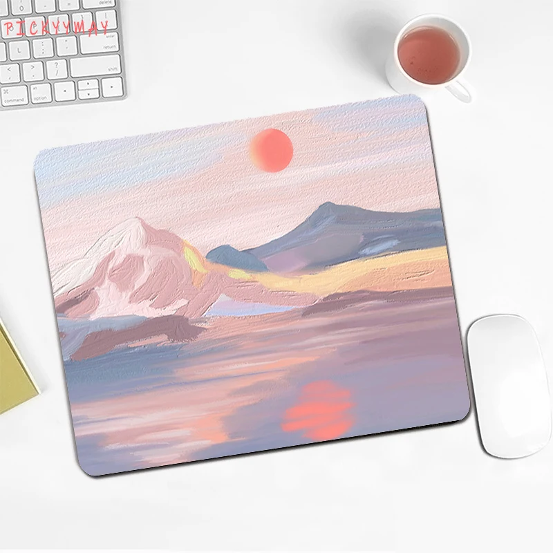 

Small Kawaii Mousepad Computer Mouse Pad Mause Cute Desk Mat Keyboard Laptop Mausepad Pc Table Mats 18x22cm Non-slip Rugs