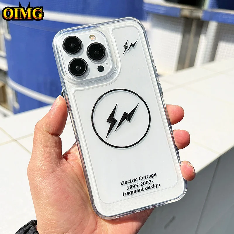 

Fashion Lightning Shockproof Clear Silicone Case For iPhone 13 12 11 Pro Max Soft Cover For iPhone Xs Max XR X 7 8 PIus SE 2020