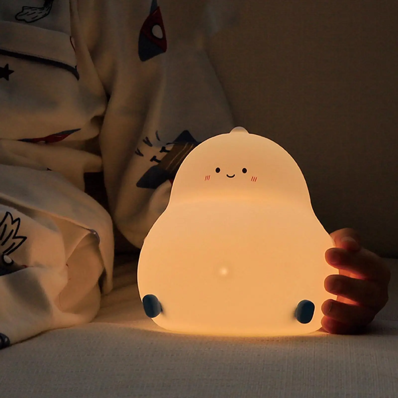 

Cute Big Belly Dragon Baby Night Light Soft Night Light For Children's Room Kawaii Animal Night Lights For Girls And Boys R O1L0