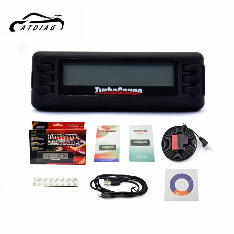 

Инструмент для сканера OBD 2 /EOBD, 4 в 1, с турбонаддувом