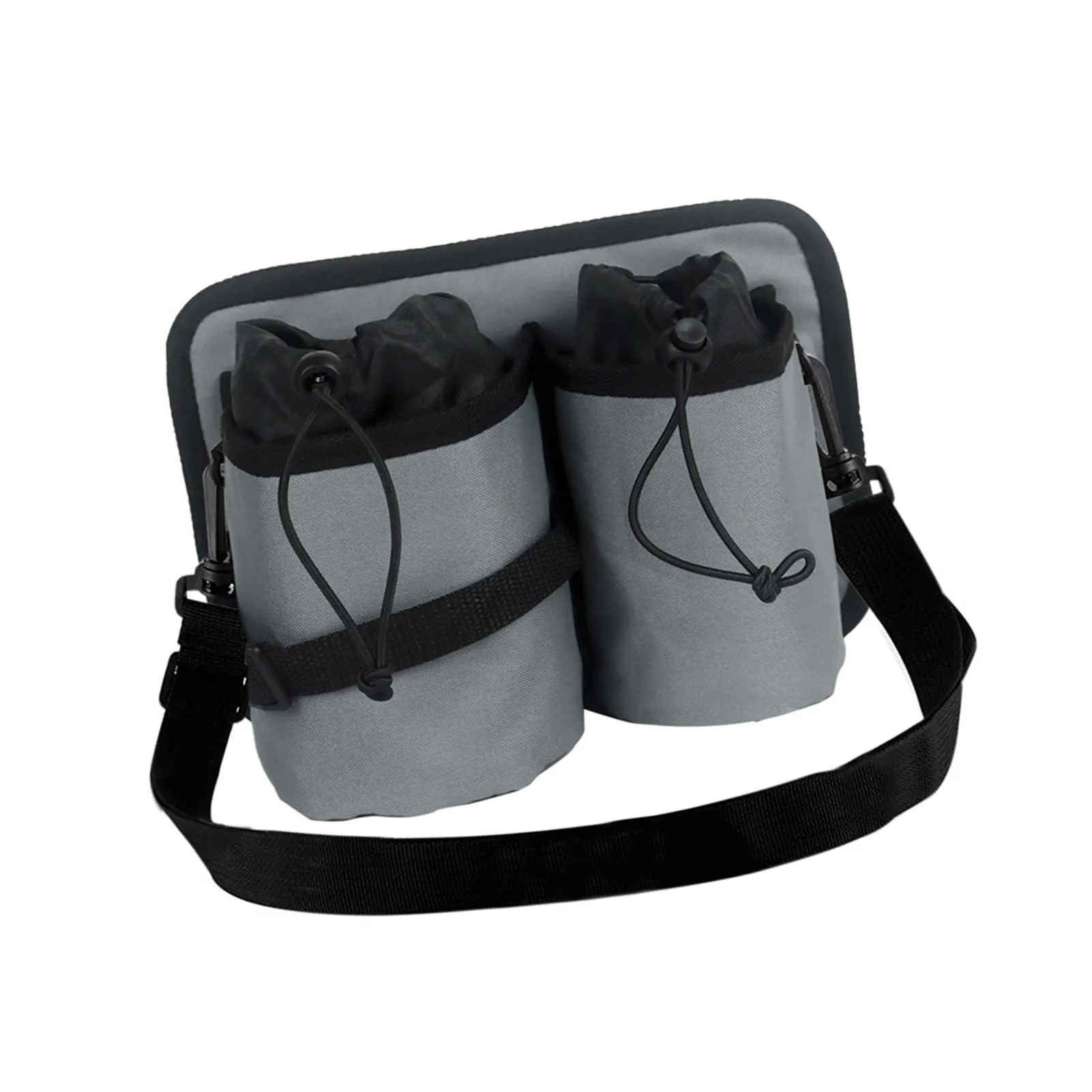 

Luggage Travel Cup Holder Coffee Luggage Bottle Carrier For Travel With Zipper Pocket Drink Hands-Free Foldable Mugs With