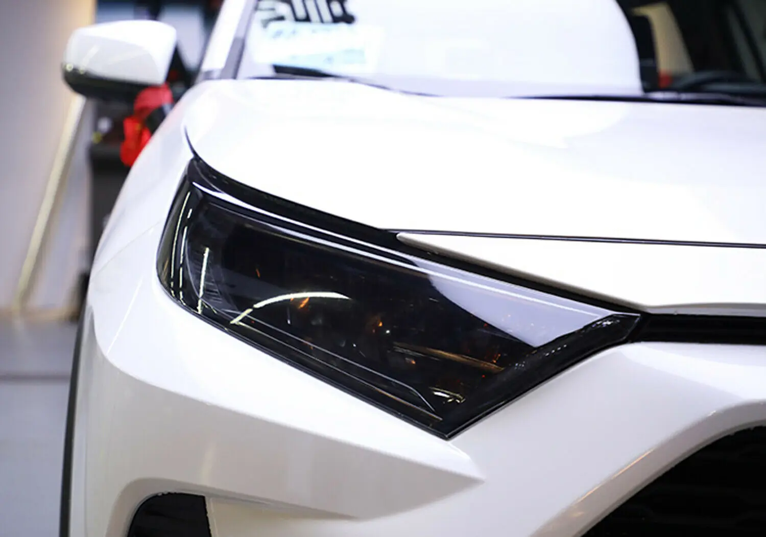 

Дымчатая Черная защитная пленка для фар ТПУ Наклейка для Toyota RAV4 2019-2022
