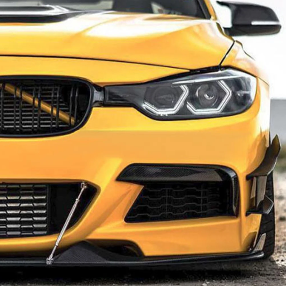 

7-Piece Car Front Bumper Lip Splitters Decoration Diffuser Splitter Fins Auto Body Side Wing Spoiler Canards Splitters Prote