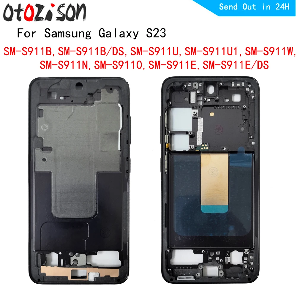 Фото Средняя рамка корпуса ЖК-дисплея, панель, корпус для Samsung Galaxy S23 SM-S911B S911U S911U1 S911W S911N S9110, средняя рамка №1